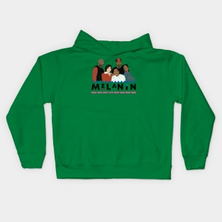 martin flat melanin Kids Hoodie